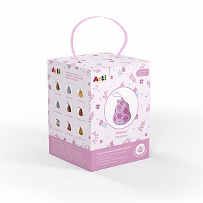 Набор для создания глиняного колокольчика Свинка Розочка (Arti, Г000716)